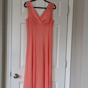 Vintage Vanity Fair Grecian Style Dress Nightgown Size 36 - Made In The USA